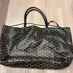 Black Goyard Tote Saint Louis GM tote bag
